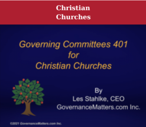 Governing Committees 401 for Christian Churches