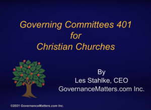 Governing Committees 401 for Christian Churches